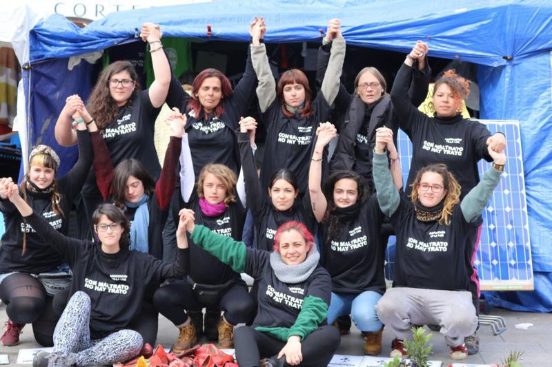 Las "mujeres de Sol" ponen fin a la huelga de hambre con su objetivo cumplido