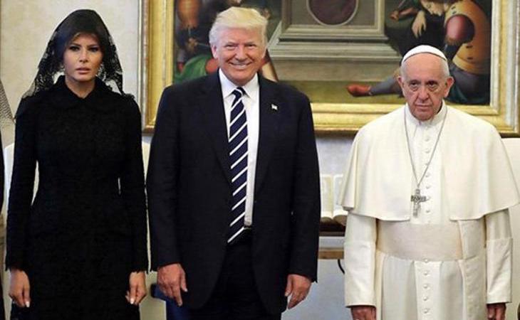 El Papa exhibe su rechazo a Donald Trump