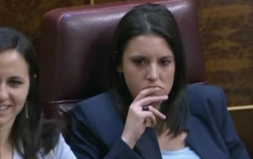 Las lágrimas de rabia de Irene Montero ante las palabras del portavoz del PP