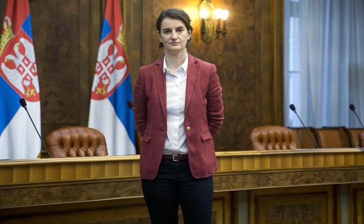 La primera ministra serbia: "No quiero que sólo se me valore como la primera presidenta lesbiana"