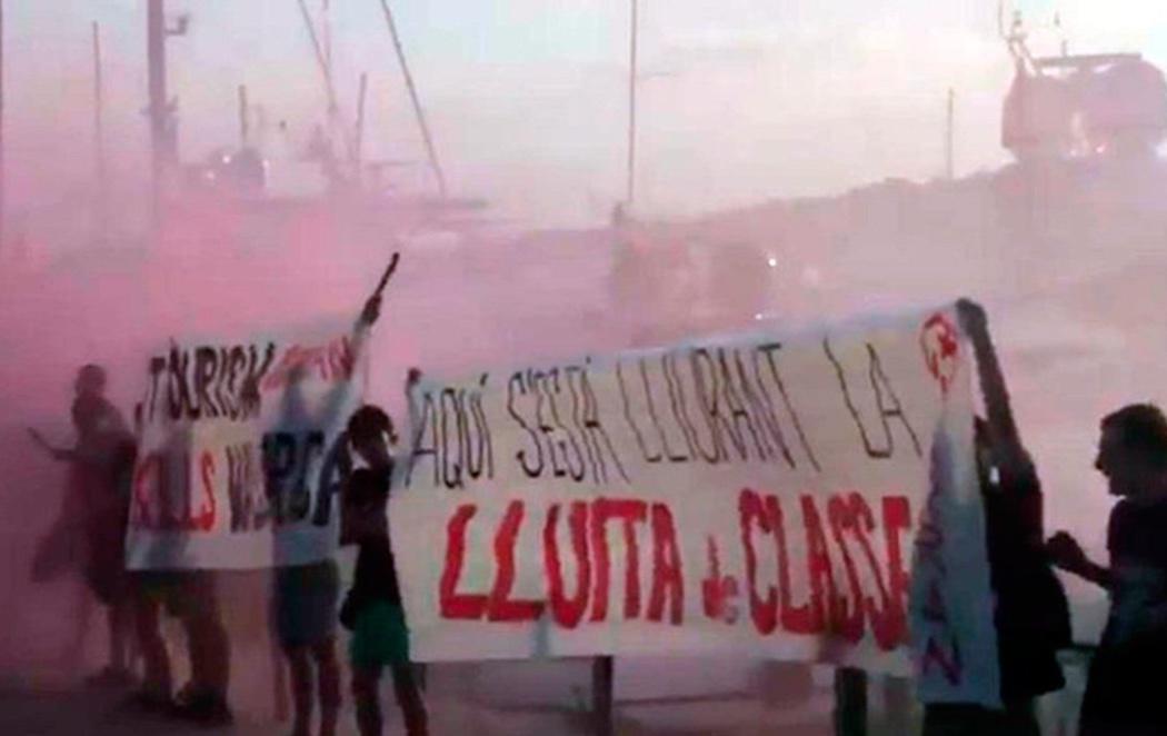 Arran, grupo vinculado a la CUP, organiza un ataque contra turistas en Palma de Mallorca