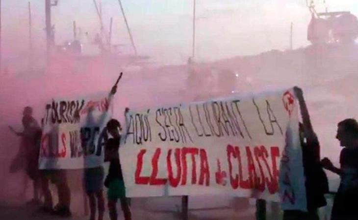 Arran, grupo vinculado a la CUP, organiza un ataque contra turistas en Palma de Mallorca