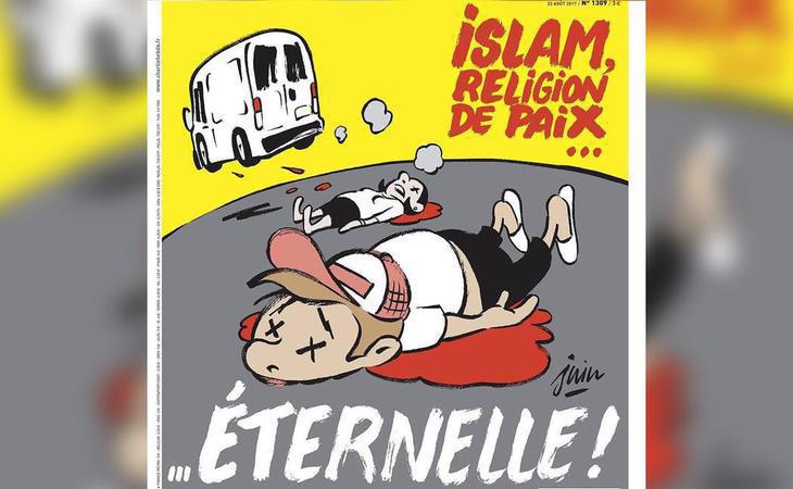 Charlie Hebdo dedica una polémica y criticada portada a los atentados de Barcelona