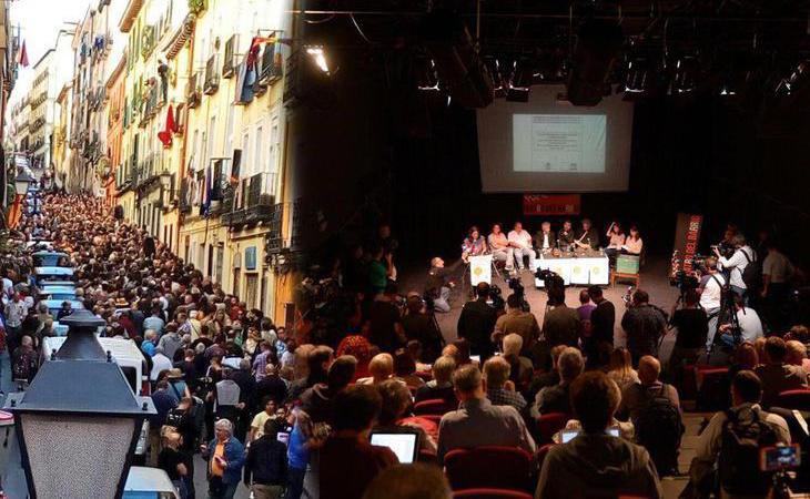 Éxito rotundo del acto a favor del Referéndum catalán en Madrid