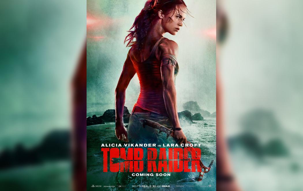 Exceso de photoshop en el cuello de Alicia Vikander, la actriz que hará el remake de Lara Croft