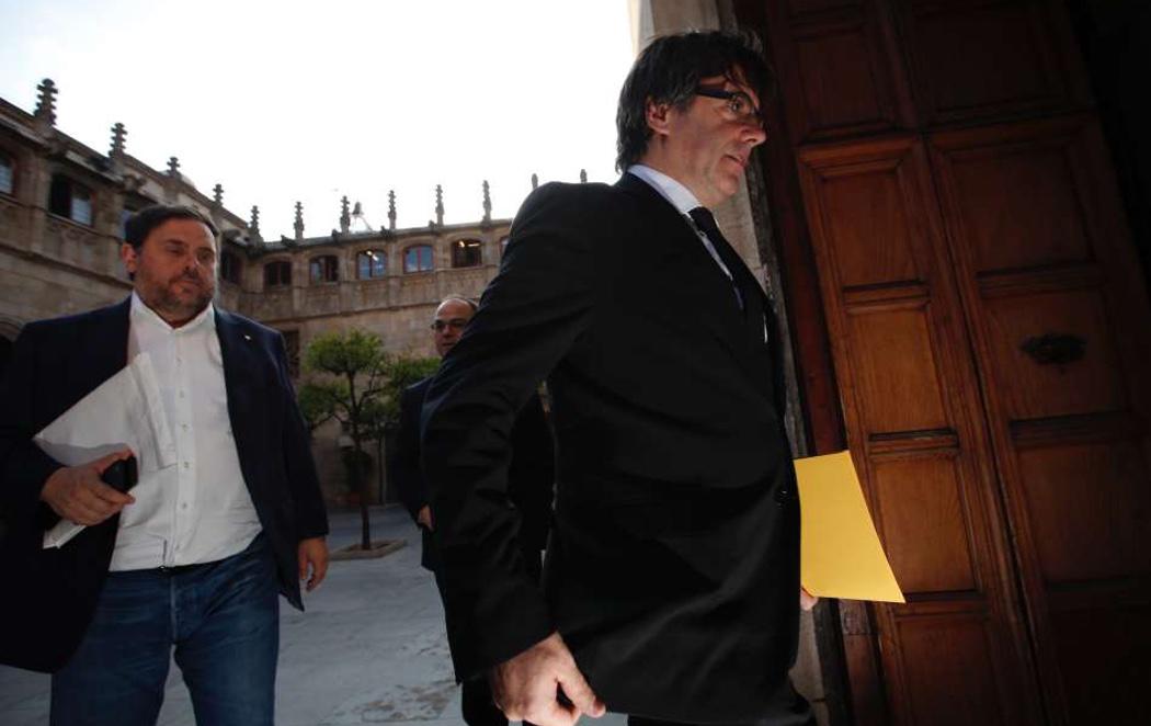 El Govern no confirma si Puigdemont declarará unilateralmente la independencia