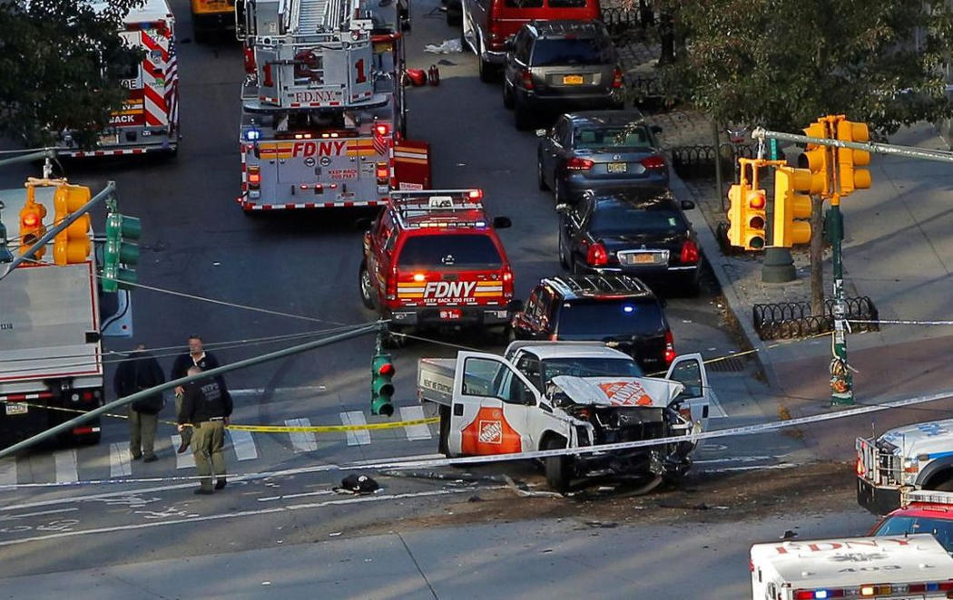 8 muertos en un atropello múltiple en Nueva York