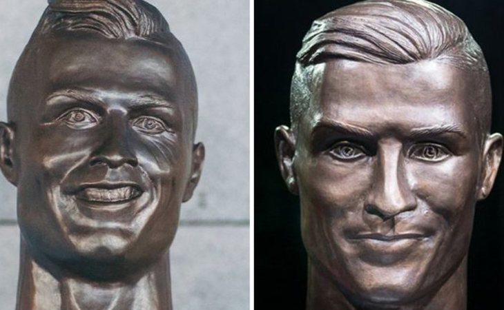 El escultor del polémico busto de Cristiano Ronaldo realiza una versión mejorada