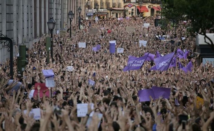 Manifestaciones en toda España contra la sentencia dictada a 'La Manada'