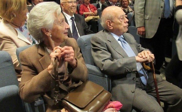 Multitudinario homenaje a Jordi Pujol en Barcelona en mitad de sus escándalos