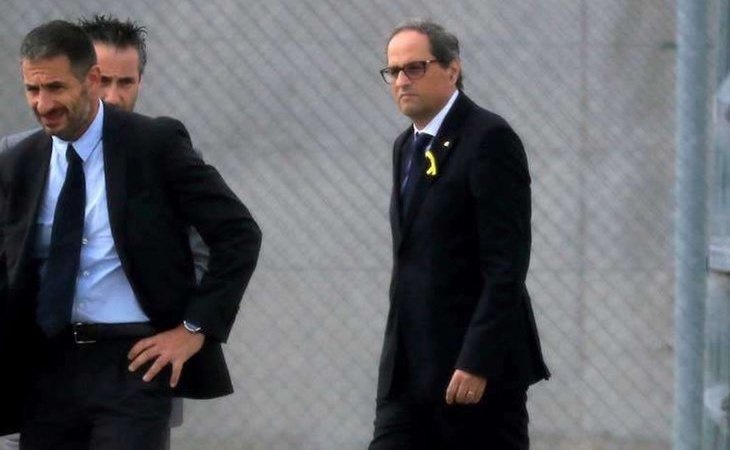 Quim Torra visita a los independentistas en la cárcel