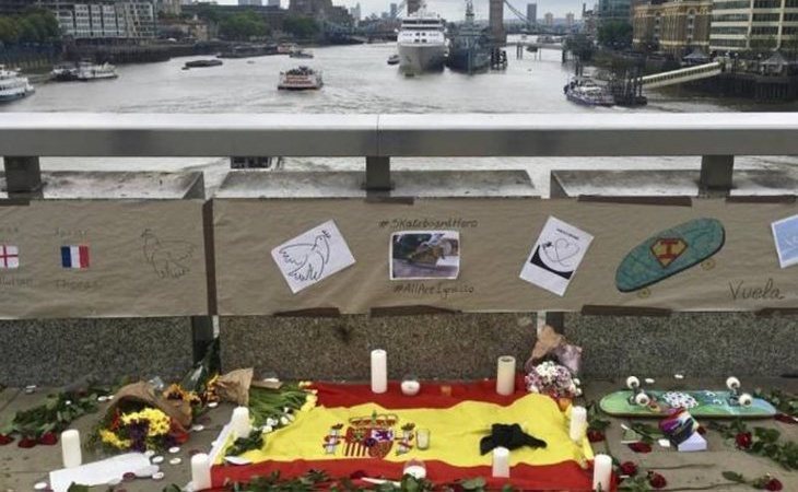 Londres recuerda a Ignacio Echevarría, el héroe de los atentados en la capital británica