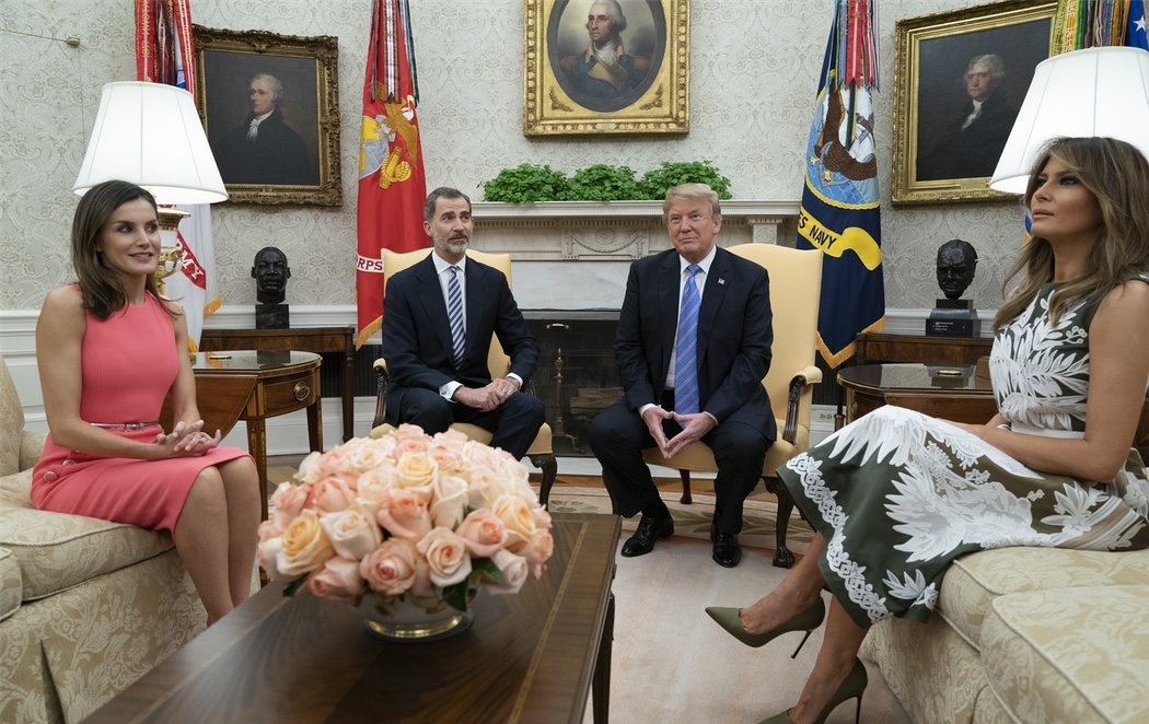 Los reyes visitan la Casa Blanca en medio de la polémica por la política migratoria de EEUU