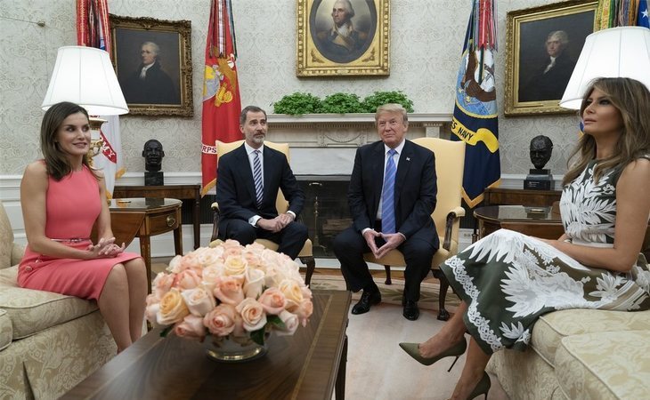 Los reyes visitan la Casa Blanca en medio de la polémica por la política migratoria de EEUU