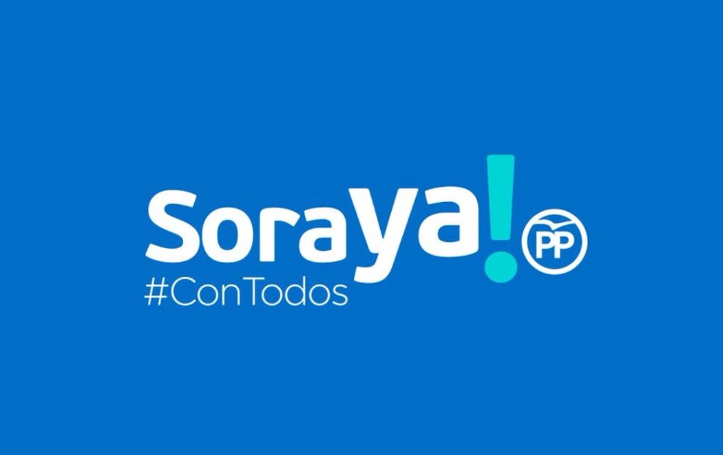 'SoraYa', el lema de campaña de Soraya Sáenz de Santamaría