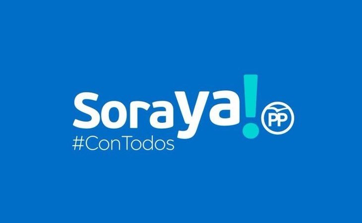 'SoraYa', el lema de campaña de Soraya Sáenz de Santamaría