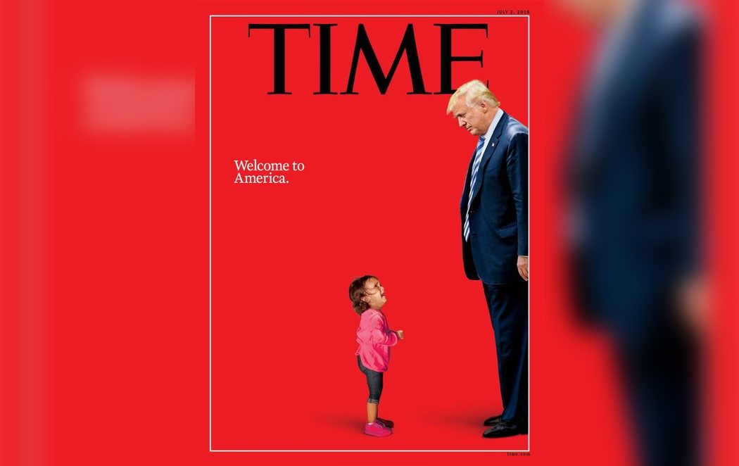 La revista Time enfrenta a Trump con una desolada niña migrante en su última portada