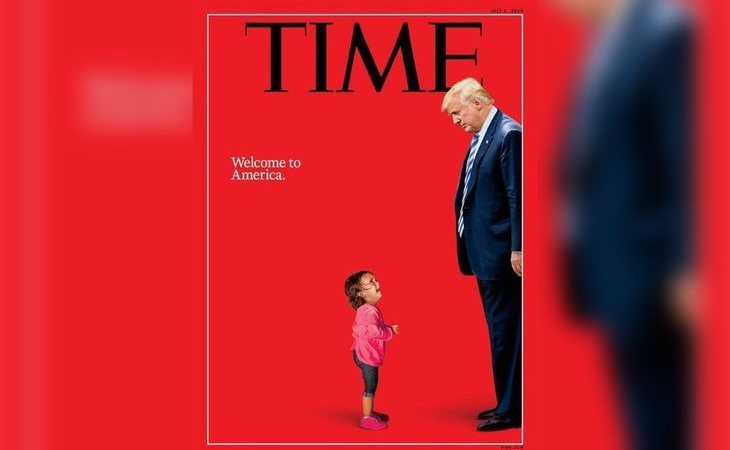 La revista Time enfrenta a Trump con una desolada niña migrante en su última portada