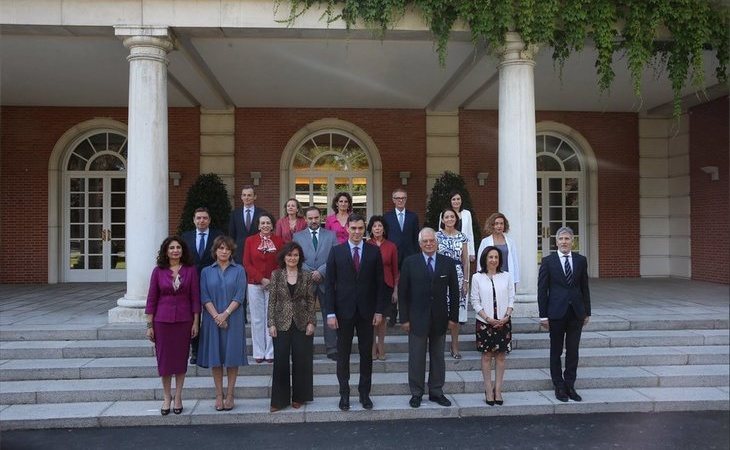 Nueva foto del Gobierno de Pedro Sánchez tras la dimisión de Màxim Huerta