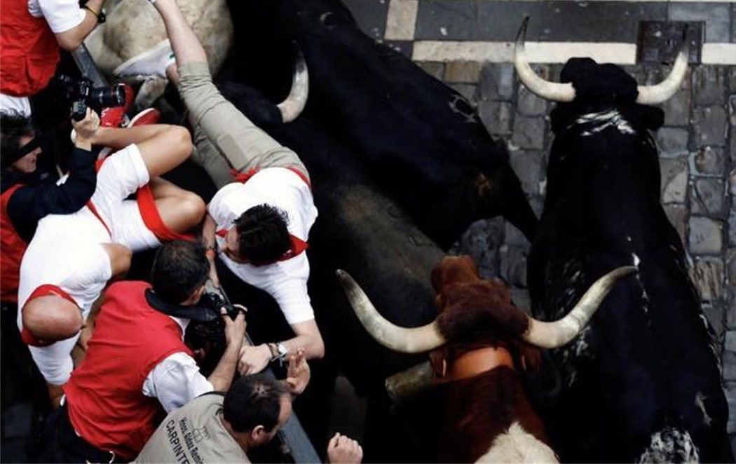 Primer encierro de los Sanfermines 2018