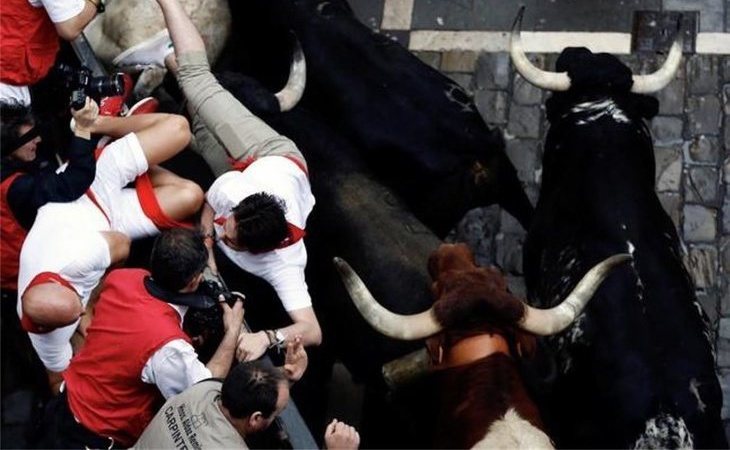 Primer encierro de los Sanfermines 2018