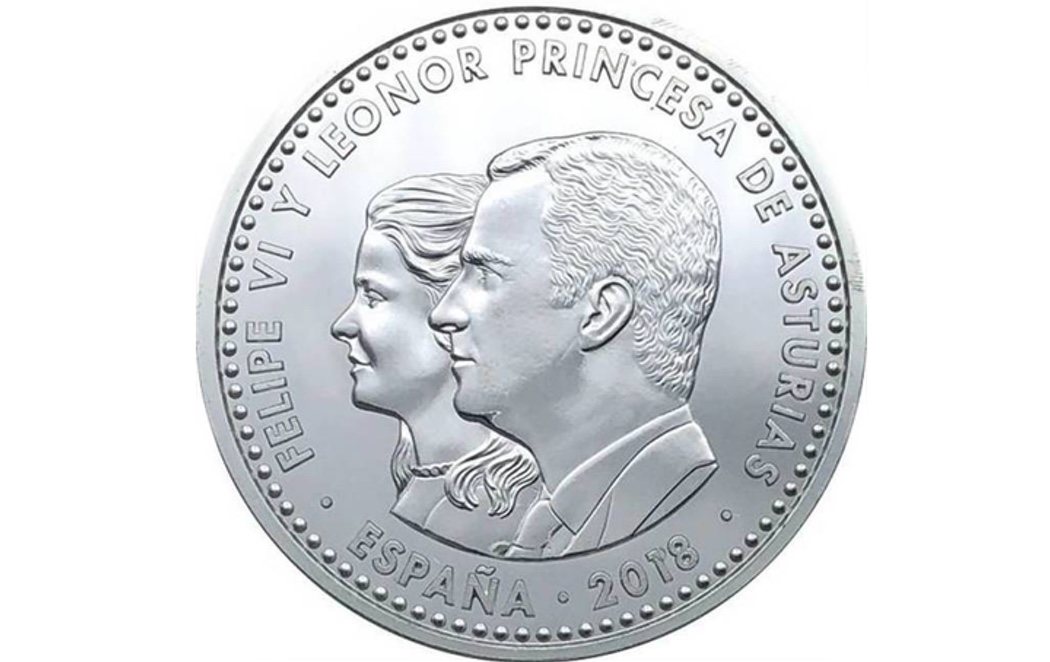 La nueva moneda con el rostro de una Princesa Leonor irreconocible