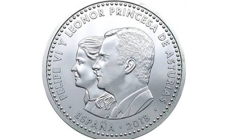 La nueva moneda con el rostro de una Princesa Leonor irreconocible