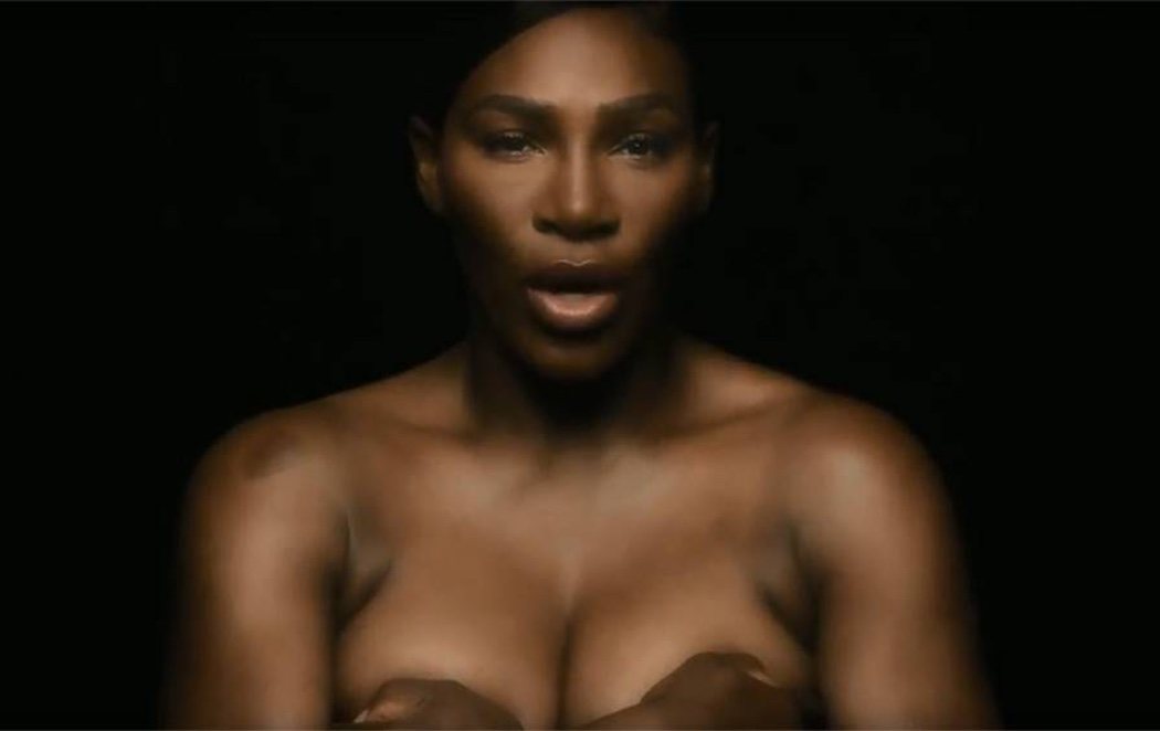 Serena Williams se desnuda contra el cáncer de mama