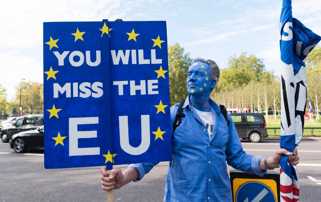 Multitudinaria manifestación en Londres para mantener a Reino Unido dentro de la UE