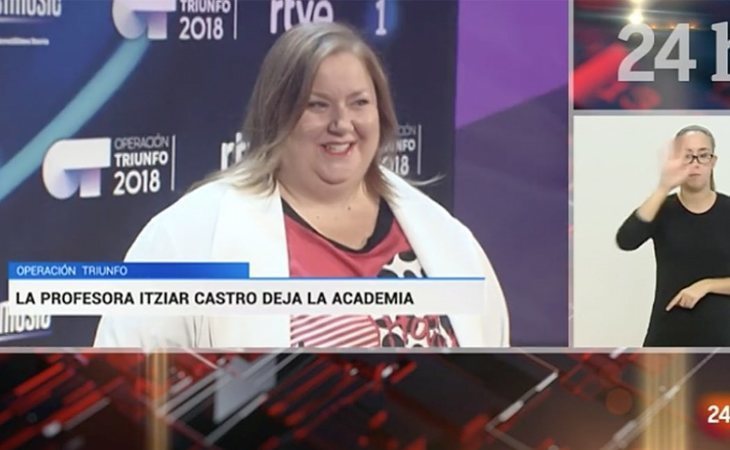 Acusan al 'Telediario' de RTVE de manipular la salida de Itziar Castro de 'OT'