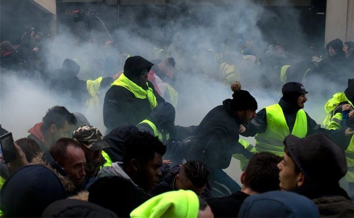 Más de 700 detenidos en Francia en la nueva protesta de los 'chalecos amarillos'