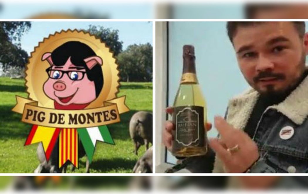 La empresa denunciada por Puigdemont por vejaciones dedica un nuevo vino a Gabriel Rufián