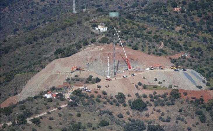 Logran encamisar 42 metros del túnel que llevará hasta Julen