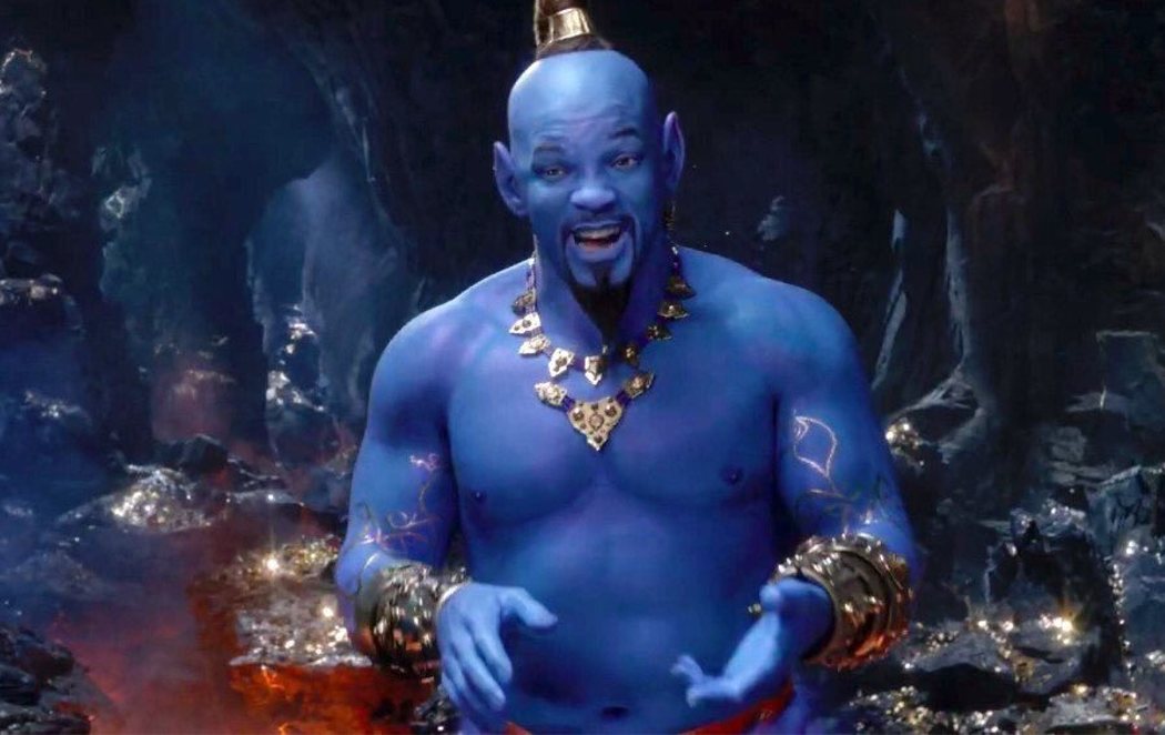 Un Will Smith azul se convierte en Genio en el nuevo tráiler de 'Aladdín'