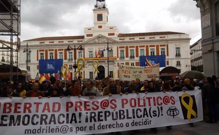 Madrileños a favor de la independencia de Cataluña: "Les apoyamos como ellos en la Guerra"