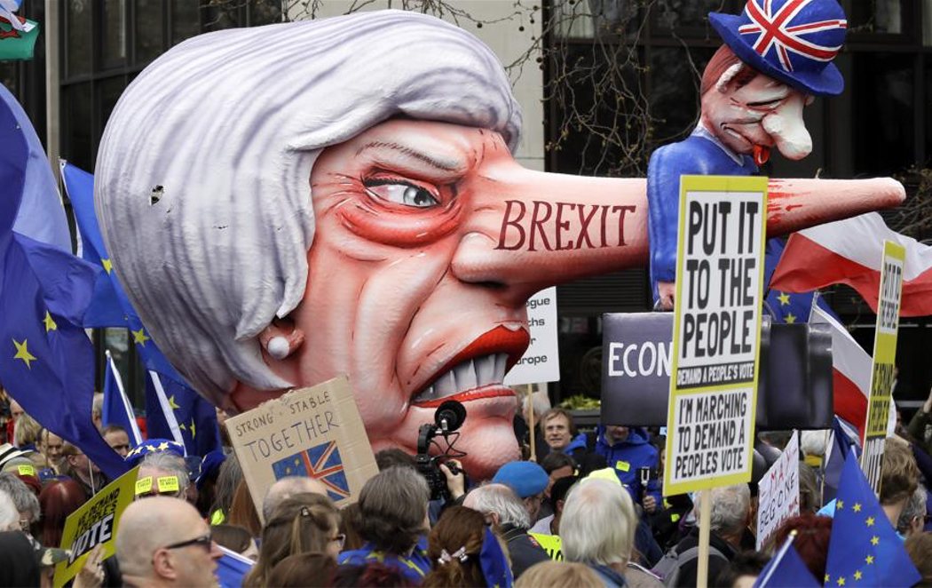 Un millón de manifestantes claman en Londres otro referéndum sobre el Brexit