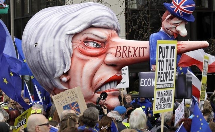 Un millón de manifestantes claman en Londres otro referéndum sobre el Brexit