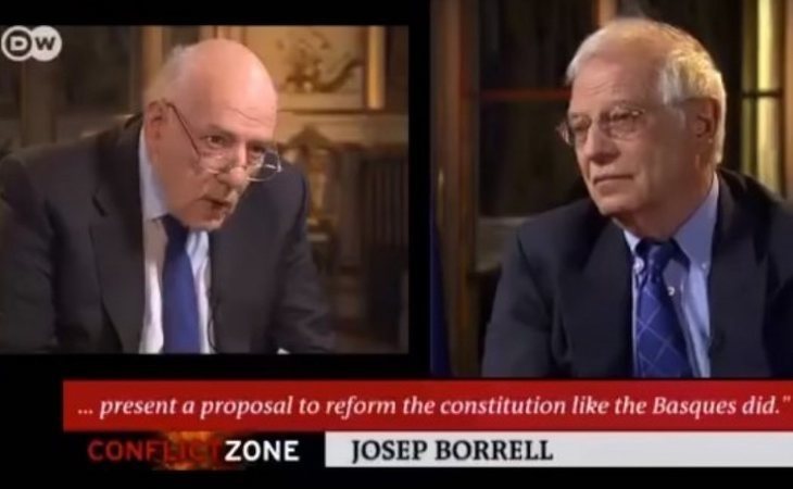Borrell corta una entrevista en la televisión alemana por las preguntas "sesgadas" del periodista