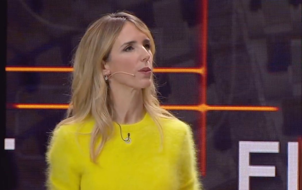 Cayetana Álvarez de Toledo se viste de amarillo para el debate en TV3