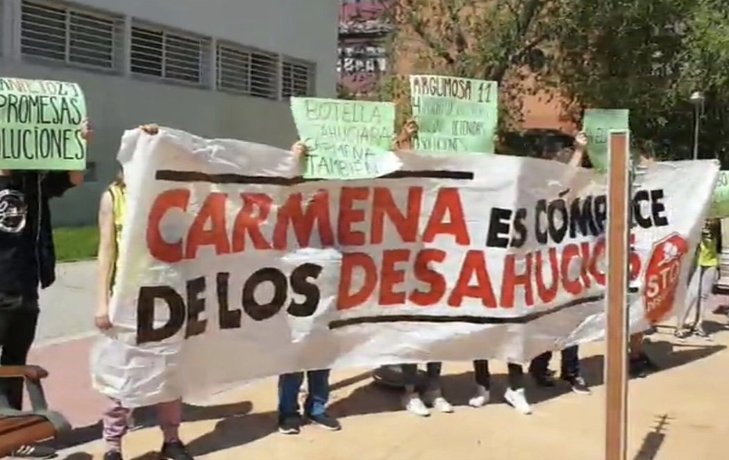 Stop Desahucios organiza un escrache contra Carmena