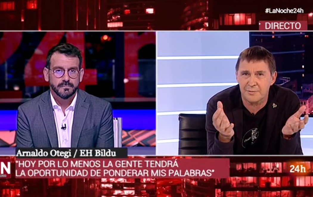 Polémica por la entrevista de Arnaldo Otegi en TVE: se niega a condenar a ETA