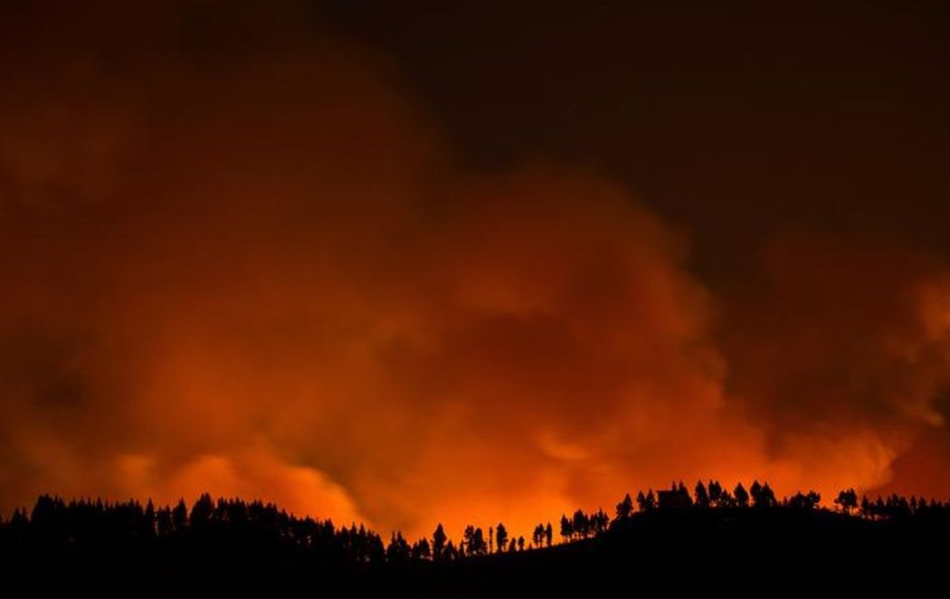 Pánico en Gran Canaria ante el tercer incendio en una semana