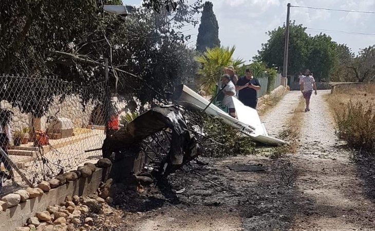 Siete muertos tras chocar un helicóptero y una avioneta en el aire en Mallorca