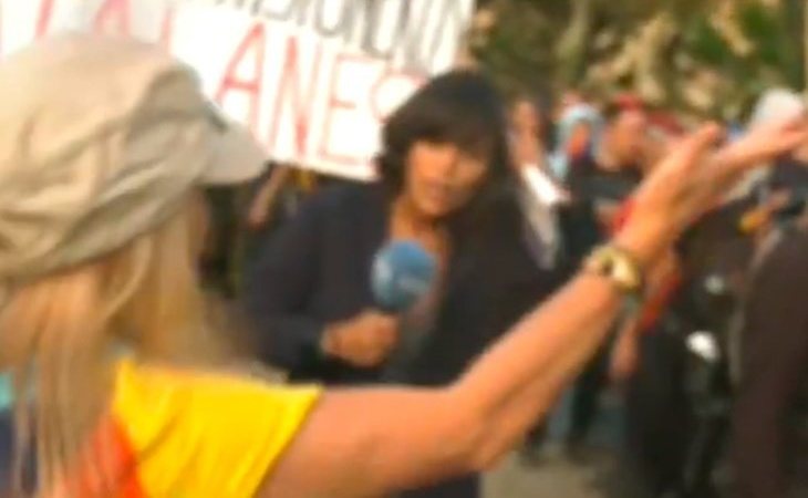 Una periodista de TVE, agredida durante los actos de la Diada en Barcelona