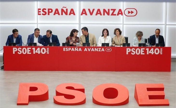 Reunión de la Ejecutiva del PSOE: "Nos han robado el voto"