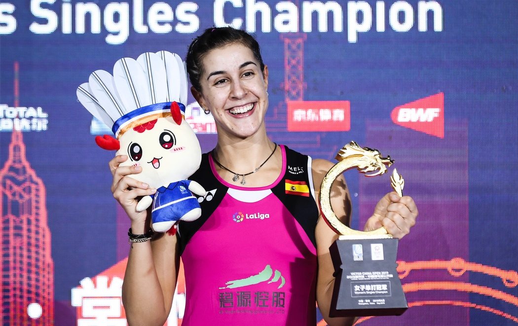 Carolina Marín gana el Abierto de China tras su grave lesión