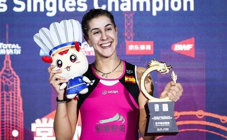 Carolina Marín gana el Abierto de China tras su grave lesión