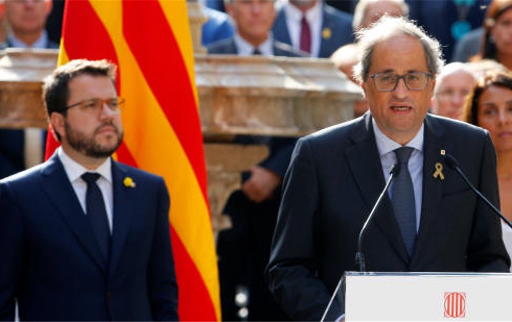 Quim Torra se compromete a avanzar "sin excusas" hacia la "república catalana"