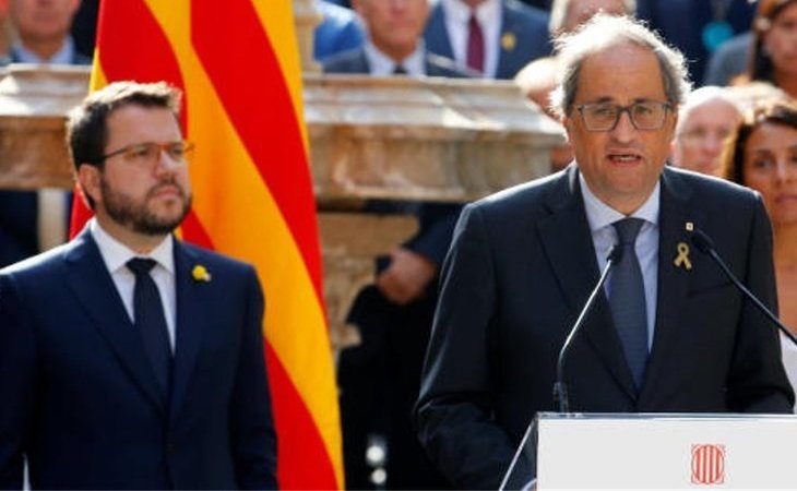 Quim Torra se compromete a avanzar "sin excusas" hacia la "república catalana"