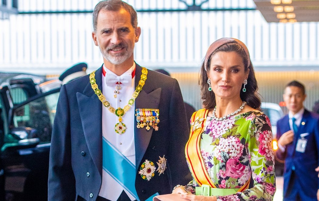 Letizia acapara todas las miradas en la entronización de Narahito de Japón